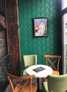 Caffe Rustique interior chairs